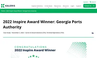 Preview of the Georgia Ports Authority Case Study