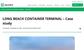 Preview of the Long Beach Container Terminal Case Study
