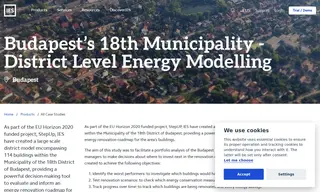 Preview of the Budapest’s 18th Municipality (District Level Energy Modelling) Case Study