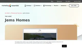 Preview of the Jems Homes Case Study