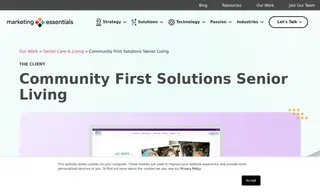 Preview of the Community First Solutions (cfs) Senior Living Case Study