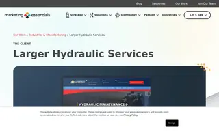 Preview of the Larger Hydraulic Services Case Study