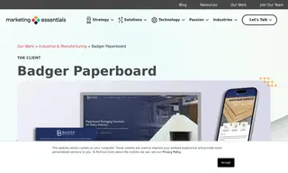 Preview of the Badger Paperboard Case Study