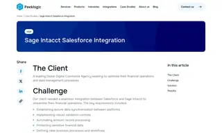 Preview of the Sage Case Study