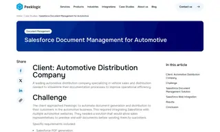 Preview of the Automotive Distribution Company Case Study