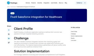 Preview of the HealthCompany Case Study