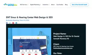 Preview of the ENT, Sinus & Hearing Care Center Case Study
