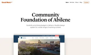 Preview of the Community Foundation of Abilene Case Study