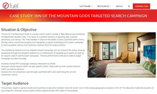 Preview of the Inn of The Mountain Gods Case Study