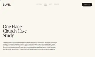 Preview of the One Place Church Case Study