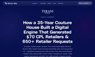 Preview of the Terani Couture Case Study