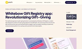 Preview of the Whitebow Gift Registry Case Study