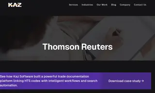 Preview of the Thomson Reuters Case Study