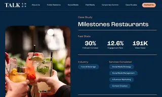 Preview of the Milestones Restaurants Case Study