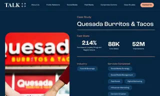 Preview of the Quesada Burritos & Tacos Case Study