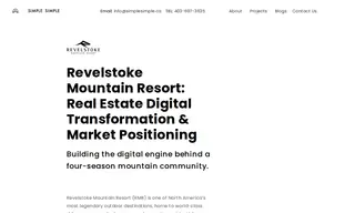 Preview of the Revelstoke Mountain Resort Case Study
