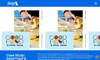 Preview of the Good Food & Wine Show Case Study