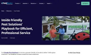 Preview of the Friendly Pest Solutions Case Study
