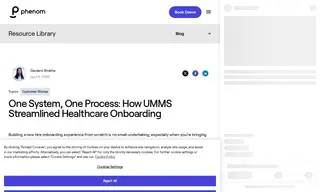 Preview of the University of Maryland Medical System (UMMS) Case Study