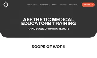 Preview of the Aesthetic Medical Educators Training Case Study