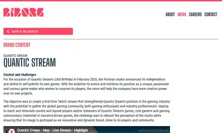 Preview of the Quantic Dream Case Study