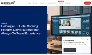 Preview of the UK Hotel Booking Platform Case Study