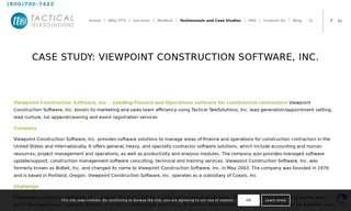 Preview of the Viewpoint Construction Software Case Study