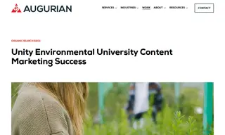 Preview of the Unity Environmental University Case Study