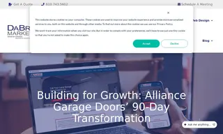 Preview of the Alliance Garage Doors Case Study