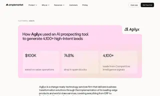 Preview of the Agilyx Case Study