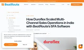 Preview of the Duroflex Pvt. Ltd Case Study