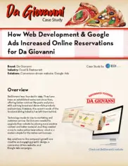 Preview of the Da Giovanni Case Study
