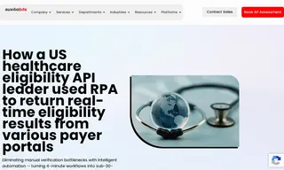 Preview of the US Healthcare Eligibility API Leader Case Study