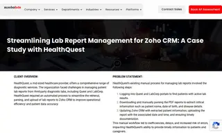 Preview of the HealthQuest Case Study