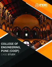 Preview of the College of Engineering, Pune (coep) Case Study