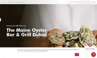 Preview of the The Maine Oyster Bar & Grill Dubai Case Study
