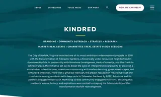 Preview of the kindred Case Study
