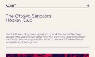 Preview of the Ottawa Senators Hockey Club Case Study