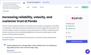 Preview of the Pendo Case Study