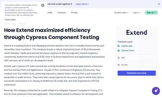 Preview of the Extend Case Study