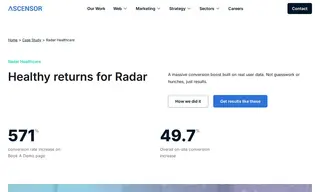 Preview of the Radar Healthcare Case Study