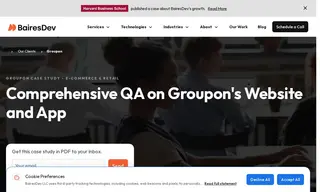 Preview of the Groupon Case Study