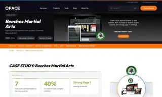Preview of the Beeches Martial Arts Case Study