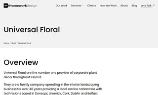 Preview of the Universal Floral Case Study