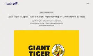 Preview of the Giant Tiger Case Study
