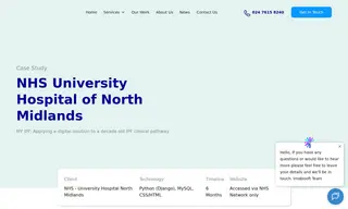 Preview of the University Hospitals of the North Midlands Case Study