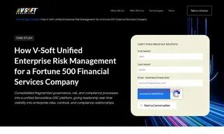 Preview of the Fortune 500 Financial Services Company Case Study