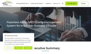 Preview of the Foods Business Division Case Study