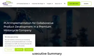 Preview of the Premium Motorcycle Manufacturer Case Study