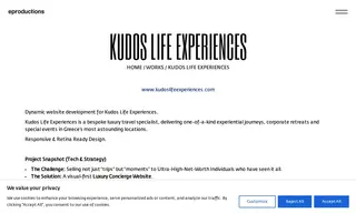 Preview of the Kudos Life Experiences Case Study